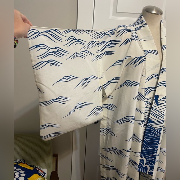 Vintage silk authentic kimono - Picture 8 of 12